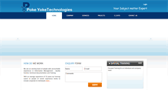 Desktop Screenshot of pokeyoketechnologies.com